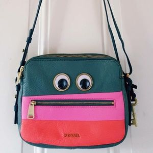 Fossil Piper Bot Toaster Googly Eye bag